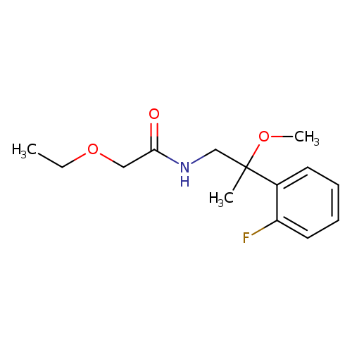 2-ethoxy-N-[2-(2-fluorophenyl)-2-methoxypropyl]acetamide