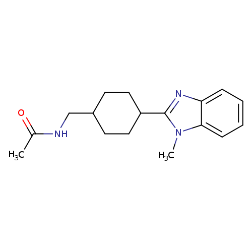N-{[4-(1-methyl-1H-1,3-benzodiazol-2-yl)cyclohexyl]methyl}acetamide