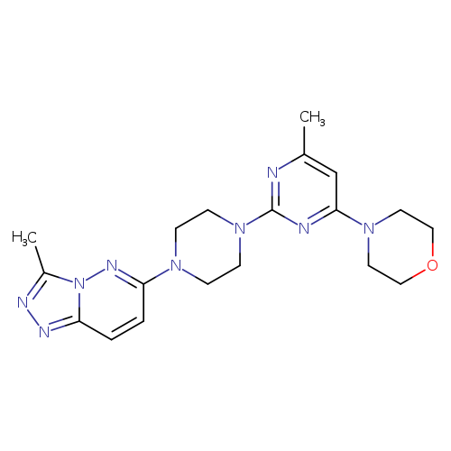 4-[6-methyl-2-(4-{3-methyl-[1,2,4]triazolo[4,3-b]pyridazin-6-yl}piperazin-1-yl)pyrimidin-4-yl]morpholine