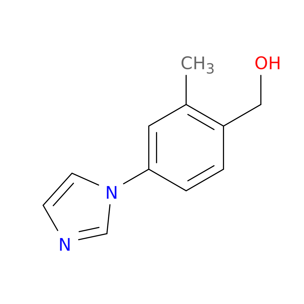 [4-(1H-imidazol-1-yl)-2-methylphenyl]methanol