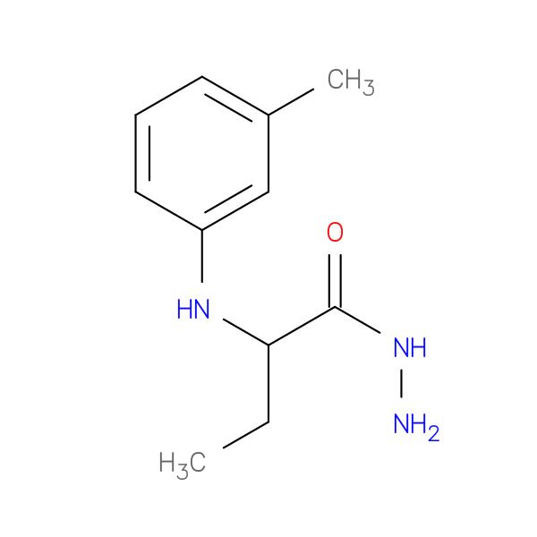 2-[(3-Methylphenyl)amino]butanohydrazide