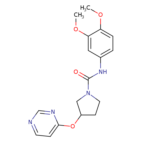 N-(3,4-dimethoxyphenyl)-3-(pyrimidin-4-yloxy)pyrrolidine-1-carboxamide