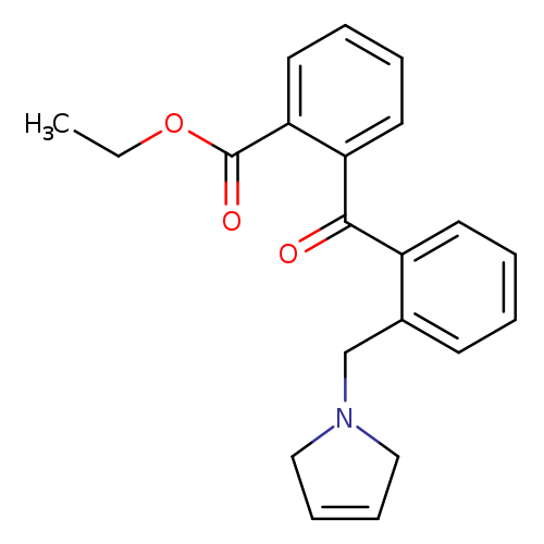 Ethyl 2-(2-((2,5-dihydro-1H-pyrrol-1-yl)methyl)benzoyl)benzoate