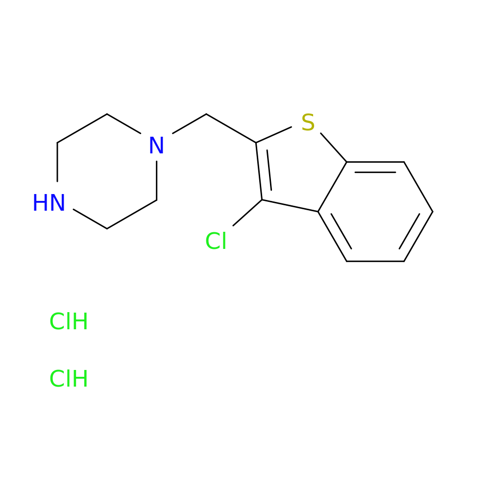 1-[(3-chloro-1-benzothiophen-2-yl)methyl]piperazine dihydrochloride