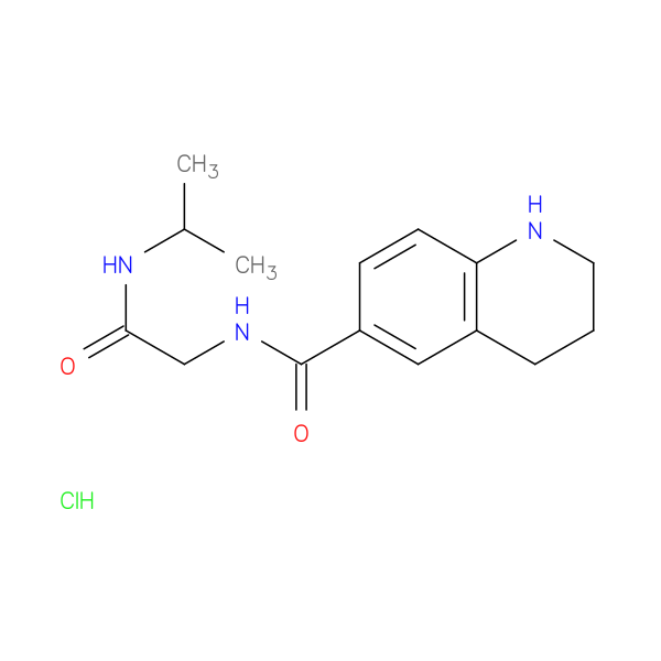 N-(propan-2-yl)-2-[(1,2,3,4-tetrahydroquinolin-6-yl)formamido]acetamide hydrochloride