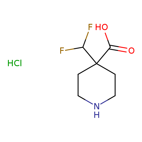 4-(difluoromethyl)piperidine-4-carboxylic acid hydrochloride