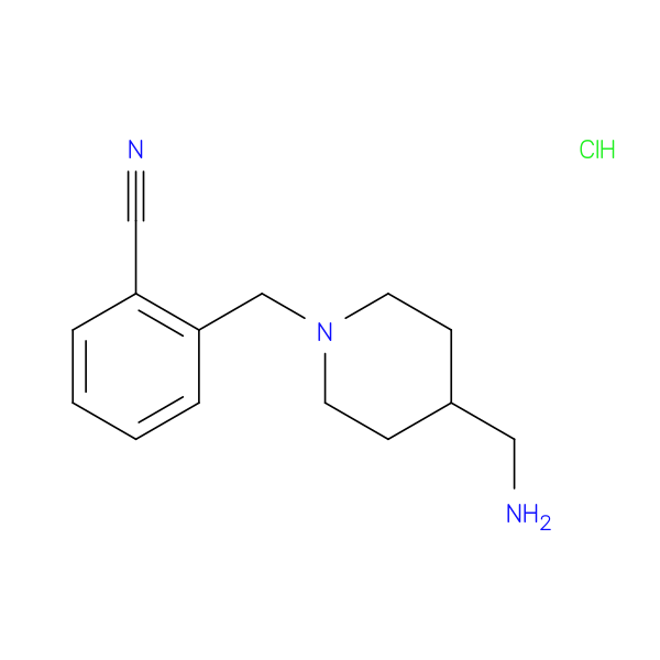 2-((4-(Aminomethyl)piperidin-1-yl)methyl)benzonitrile hydrochloride