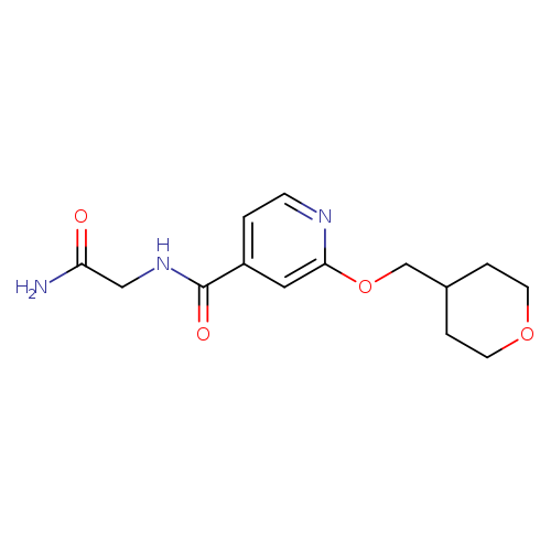 2-({2-[(oxan-4-yl)methoxy]pyridin-4-yl}formamido)acetamide
