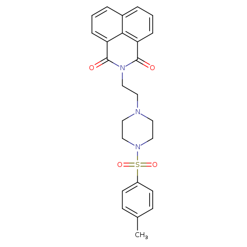 3-{2-[4-(4-methylbenzenesulfonyl)piperazin-1-yl]ethyl}-3-azatricyclo[7.3.1.0^{5,13}]trideca-1(13),5,7,9,11-pentaene-2,4-dione