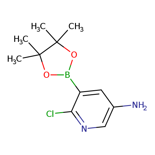 6-chloro-5-(tetramethyl-1,3,2-dioxaborolan-2-yl)pyridin-3-amine