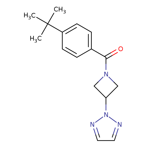 2-[1-(4-tert-butylbenzoyl)azetidin-3-yl]-2H-1,2,3-triazole