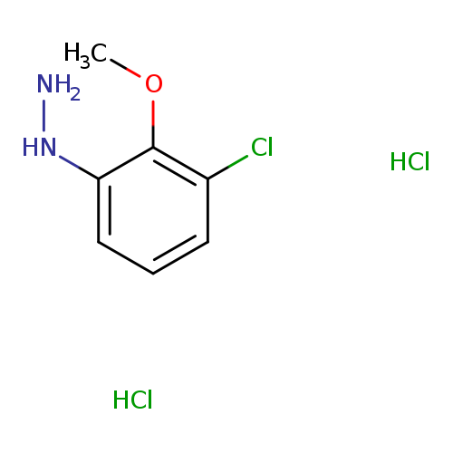 (3-chloro-2-methoxyphenyl)hydrazinedihydrochloride