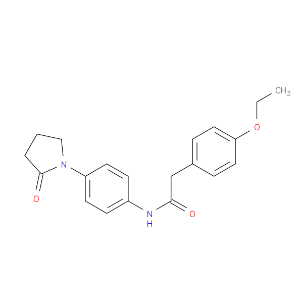 2-(4-ethoxyphenyl)-N-[4-(2-oxopyrrolidin-1-yl)phenyl]acetamide