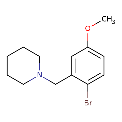 1-(2-Bromo-5-methoxybenzyl)piperidine