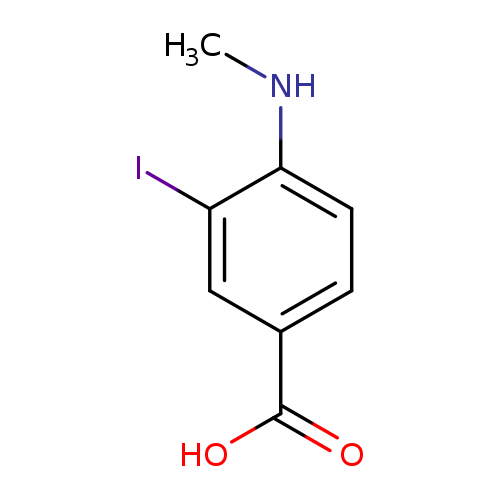 3-Iodo-4-(methylamino)benzoic acid