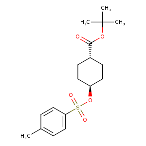 trans 4-(Toluene-4-sulfonyloxy)-cyclohexanecarboxylic acid tert-butyl ester