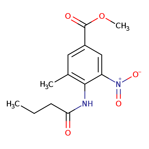 Methyl 4-(butyrylamino)-3-methyl-5-nitrobenzoate