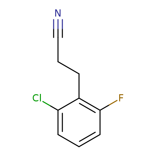 3-(2-chloro-6-fluorophenyl)propanenitrile