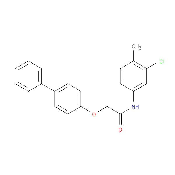 2-([1,1'-Biphenyl]-4-yloxy)-N-(3-chloro-4-methylphenyl)acetamide