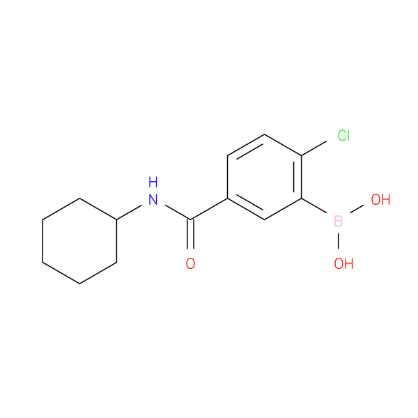 2-Chloro-5-(cyclohexylcarbamoyl)phenylboronic acid