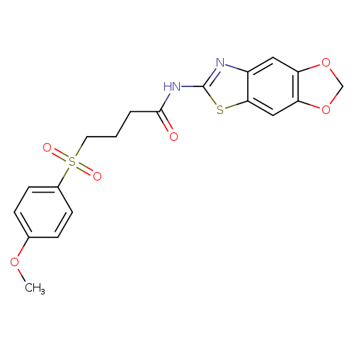 N-{4,6-dioxa-10-thia-12-azatricyclo[7.3.0.0^{3,7}]dodeca-1(9),2,7,11-tetraen-11-yl}-4-(4-methoxybenzenesulfonyl)butanamide