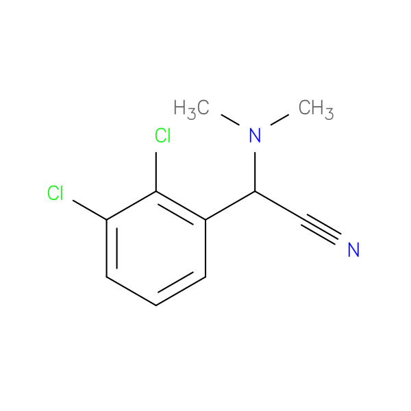 (2,3-DICHLOROPHENYL)(DIMETHYLAMINO)ACETONITRILE