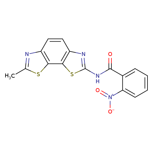 N-{11-methyl-3,12-dithia-5,10-diazatricyclo[7.3.0.0^{2,6}]dodeca-1(9),2(6),4,7,10-pentaen-4-yl}-2-nitrobenzamide