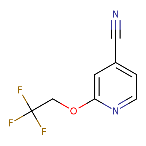 2-(2,2,2-trifluoroethoxy)pyridine-4-carbonitrile