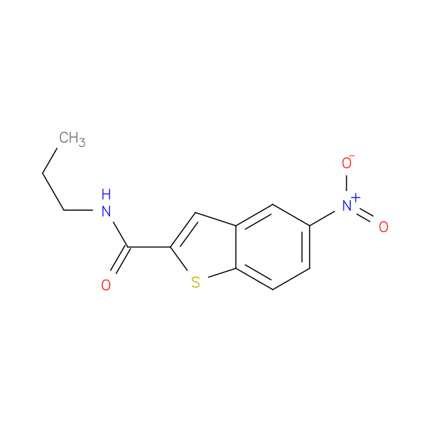 5-nitro-N-propyl-1-benzothiophene-2-carboxamide