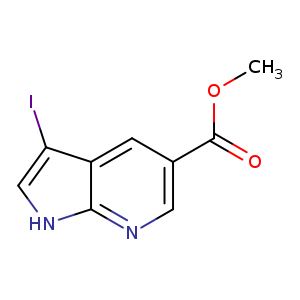 Methyl 3-iodo-1H-pyrrolo[2,3-b]pyridine-5-carboxylate