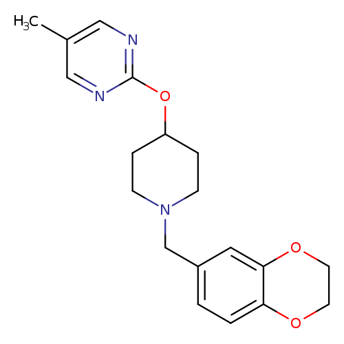 2-({1-[(2,3-dihydro-1,4-benzodioxin-6-yl)methyl]piperidin-4-yl}oxy)-5-methylpyrimidine
