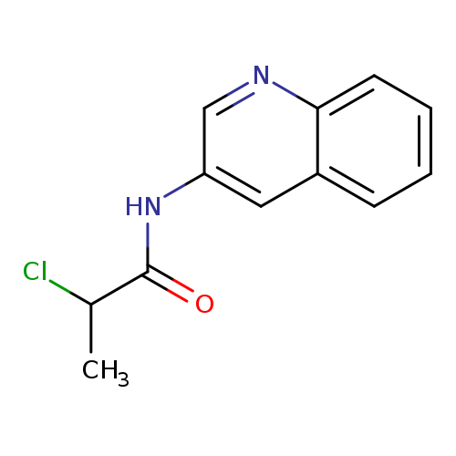 2-Chloro-n-quinolin-3-ylpropanamide