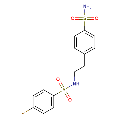 4-[2-(4-fluorobenzenesulfonamido)ethyl]benzene-1-sulfonamide