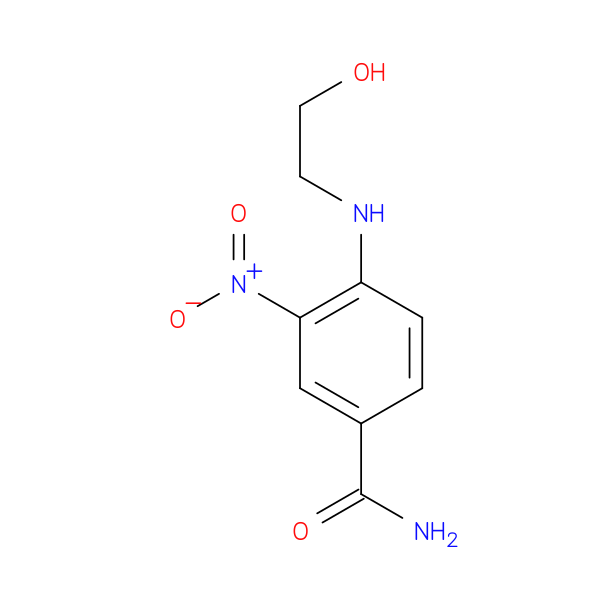 4-[(2-hydroxyethyl)amino]-3-nitrobenzamide