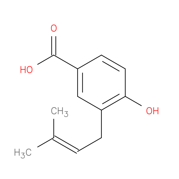 4-Hydroxy-3-prenylbenzoic Acid