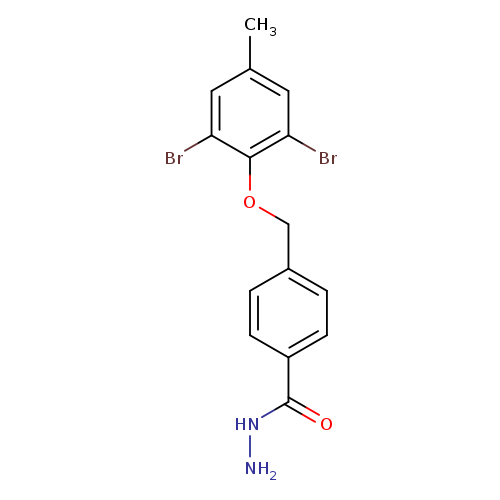 4-(2,6-dibromo-4-methylphenoxymethyl)benzohydrazide
