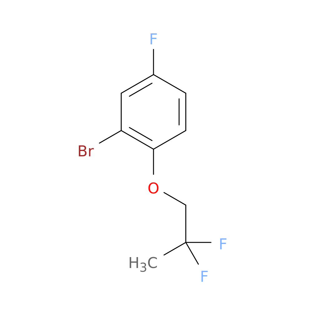 2-Bromo-1-(2,2-difluoropropoxy)-4-fluorobenzene