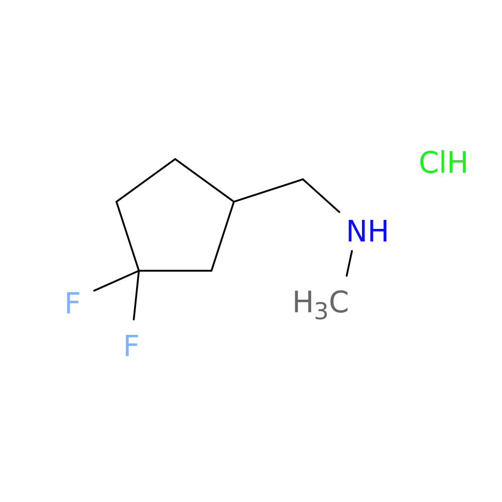 [(3,3-difluorocyclopentyl)methyl](methyl)amine hydrochloride