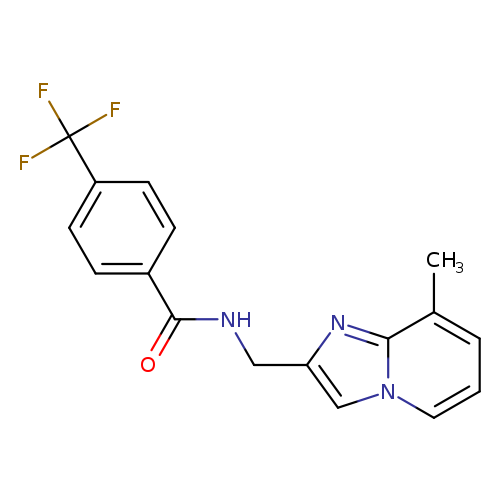 N-({8-methylimidazo[1,2-a]pyridin-2-yl}methyl)-4-(trifluoromethyl)benzamide