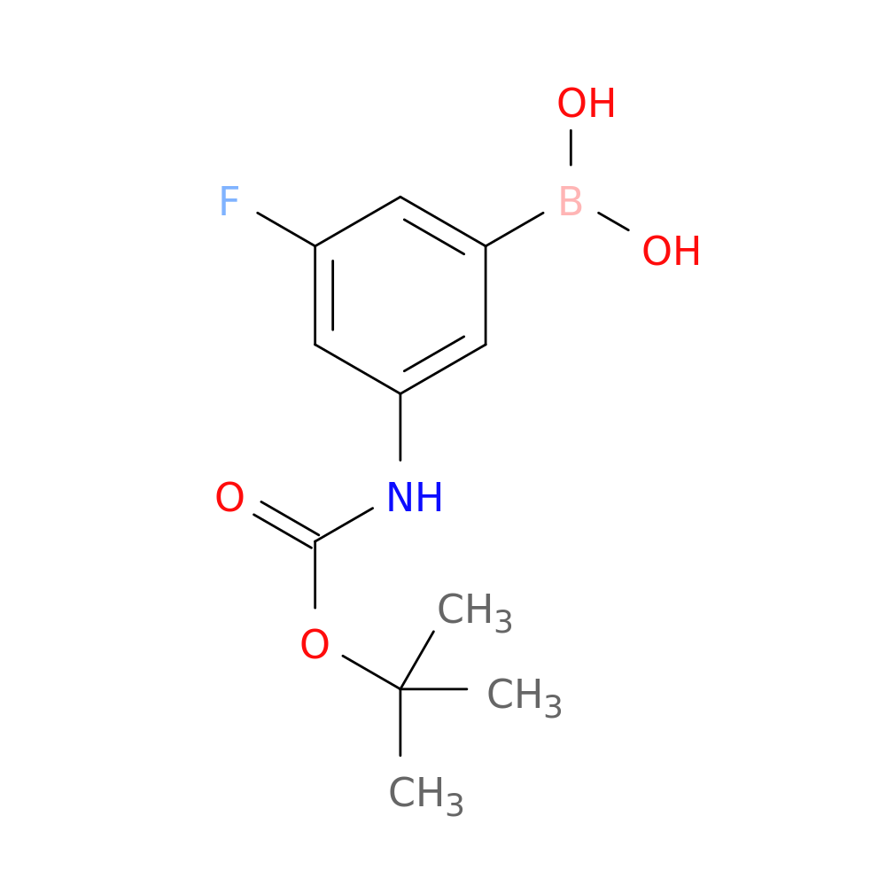 3-((tert-Butoxycarbonyl)amino)-5-fluorophenylboronic acid
