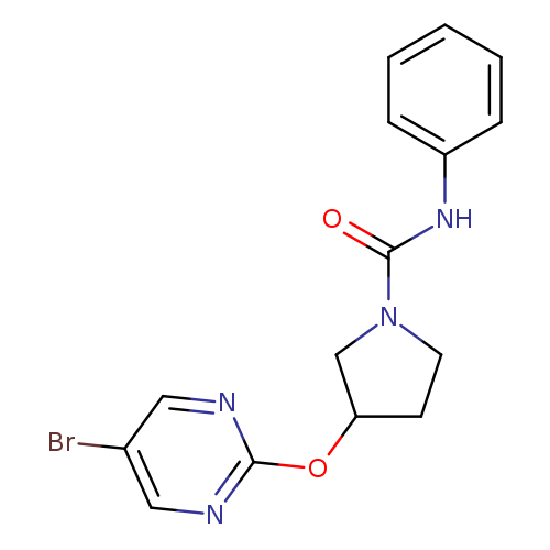 3-[(5-bromopyrimidin-2-yl)oxy]-N-phenylpyrrolidine-1-carboxamide
