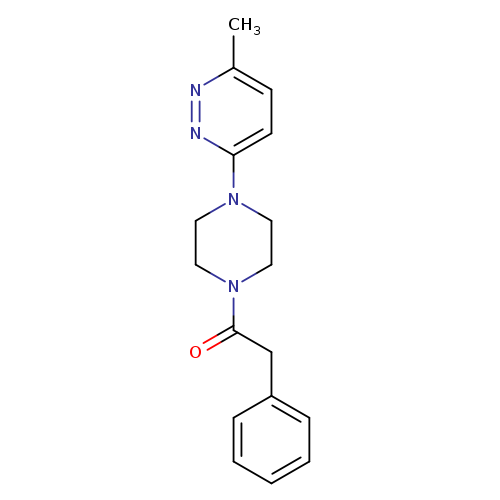 1-[4-(6-methylpyridazin-3-yl)piperazin-1-yl]-2-phenylethan-1-one