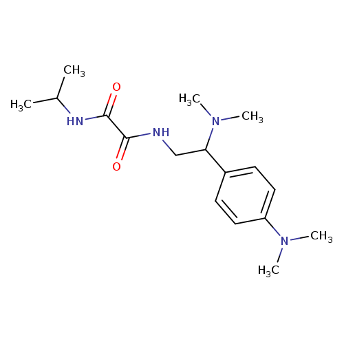 N'-[2-(dimethylamino)-2-[4-(dimethylamino)phenyl]ethyl]-N-(propan-2-yl)ethanediamide