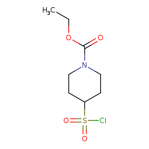 ethyl 4-(chlorosulfonyl)piperidine-1-carboxylate