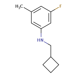 N-(Cyclobutylmethyl)-3-fluoro-5-methylaniline