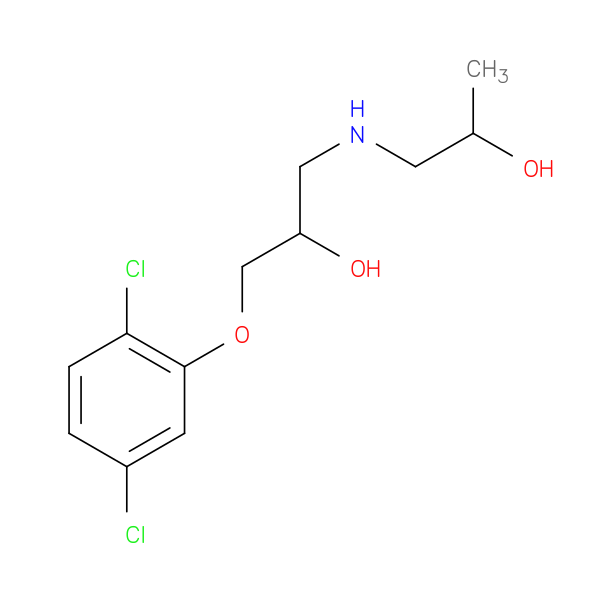 1-(2,5-dichlorophenoxy)-3-[(2-hydroxypropyl)amino]propan-2-ol