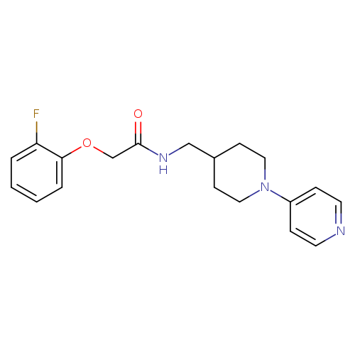 2-(2-fluorophenoxy)-N-{[1-(pyridin-4-yl)piperidin-4-yl]methyl}acetamide