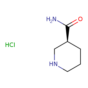 3-Piperidinecarboxamide, hydrochloride (1:1), (3S)-