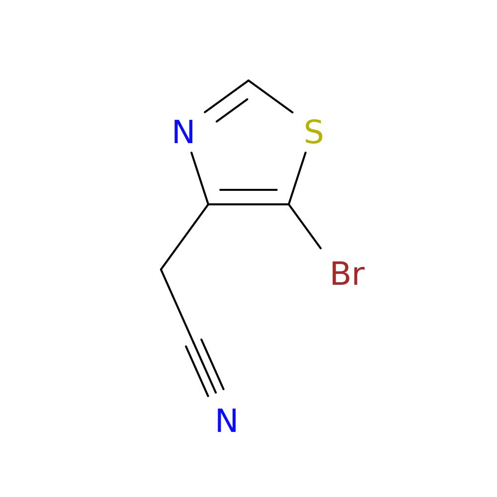 2-(5-bromo-1,3-thiazol-4-yl)acetonitrile