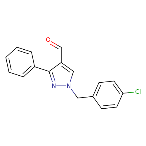 1-(4-Chlorobenzyl)-3-phenyl-1h-pyrazole-4-carbaldehyde